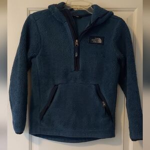 The North Face Kids Fleece Hoodie Blue Size 10/12